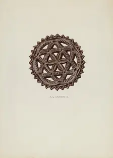 Iron Stand, c. 1940. Creator: Austin L. Davison