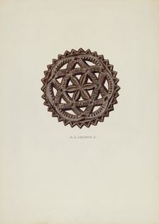 Iron Stand, c. 1940. Creator: Austin L. Davison