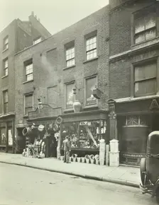 Ironmonger's shop on Carnaby Street, London, 1944