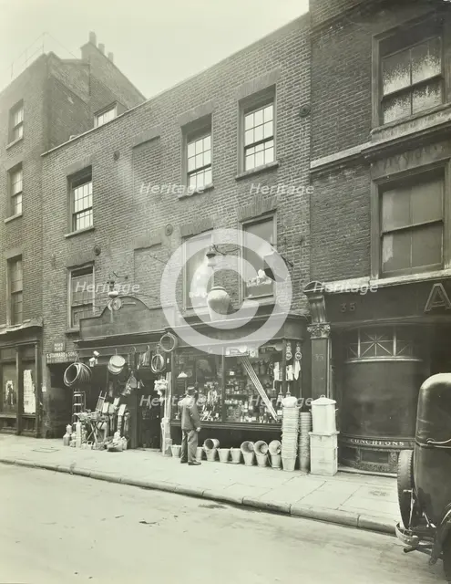 Ironmonger's shop on Carnaby Street, London, 1944. Artist: Unknown.