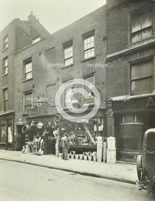 Ironmonger's shop on Carnaby Street, London, 1944. Artist: Unknown.