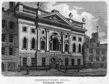 Ironmongers Hall, Fenchurch Street, City of London, 1812.Artist: Sands