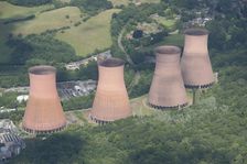 Ironbridge B Power Station cooling towers, Shropshire, 2015. Creator: Historic England