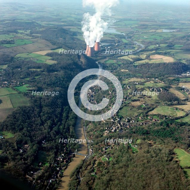 Ironbridge Gorge and Buildwas Power Station, Shropshire, 2001. Artist: EH/RCHME staff photographer