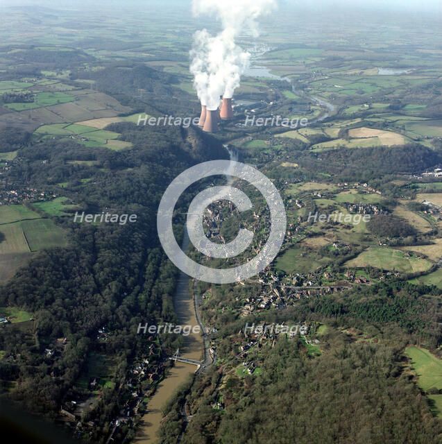 Ironbridge Gorge and Buildwas Power Station, Shropshire, 2001. Artist: EH/RCHME staff photographer