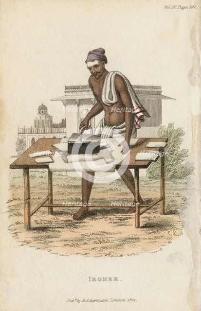 Ironer, 1822. Creator: Anon.
