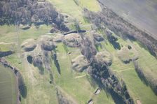 Ironstone mining shaft mounds, Tankersley Park, Barnsley, 2015. Creator: Historic England