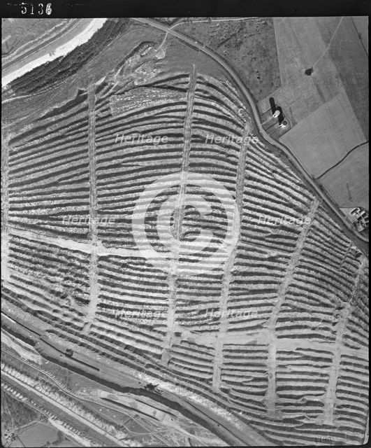 Ironstone workings, Corby, Northamptonshire, 1948. Artist: RAF photographer.