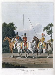 Irregular Cavalry, Bengal Army 1817 (1819). Artist: Havell & Son