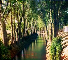 Irrigation canal (aryk) in the Murgab Estate, between 1905 and 1915. Creator: Sergey Mikhaylovich Prokudin-Gorsky