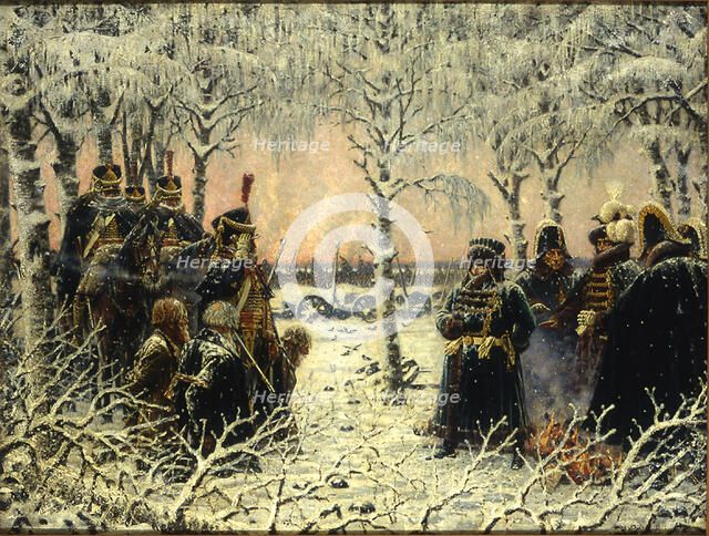 Is armed? Shooting!, 1899-1900. Artist: Vereshchagin, Vasili Vasilyevich (1842-1904)