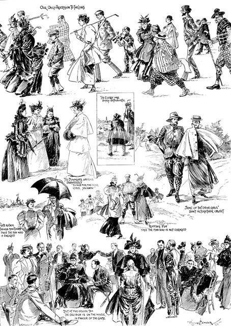 Is Golf Worth Playing?, 1895. Creator: Carl Hentschel.