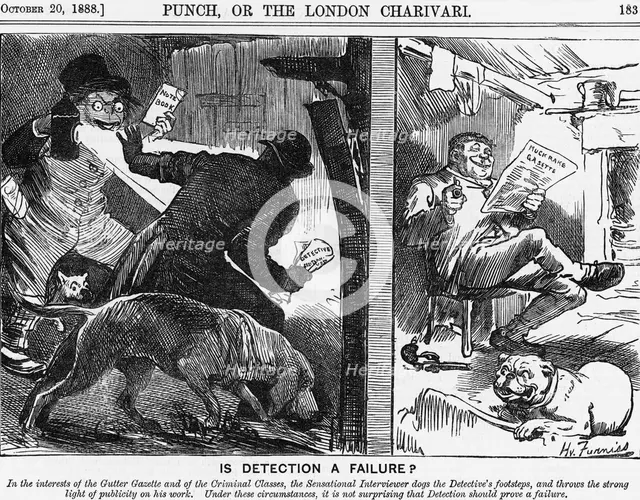 'Is Detection a Failure?', 1888. Creators: Joseph Swain, Unknown.