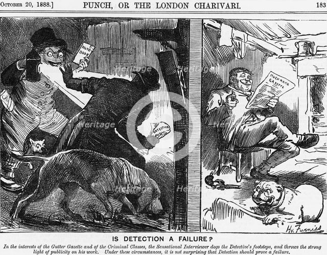 'Is Detection a Failure?', 1888. Creators: Joseph Swain, Unknown.