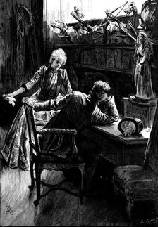 "Is it not time," she asked, "that this should cease?", 1890. Creator: R. Taylor
