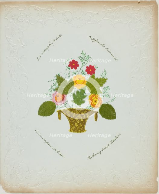 Is it Weakness thus to Dwell (valentine), n.d. Creator: George Kershaw.