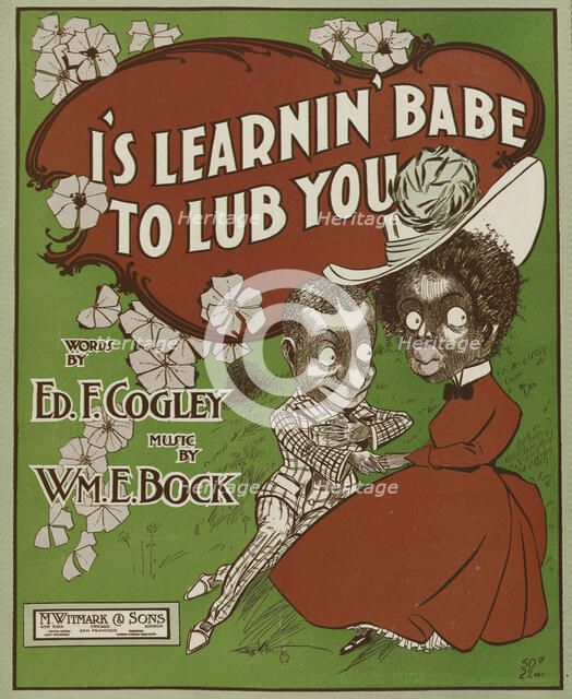 'I's learnin' babe to lub you!', 1901. Creator: Unknown.