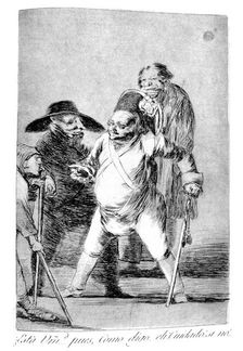 Is this your Excellency?, 1799. Artist: Francisco Goya