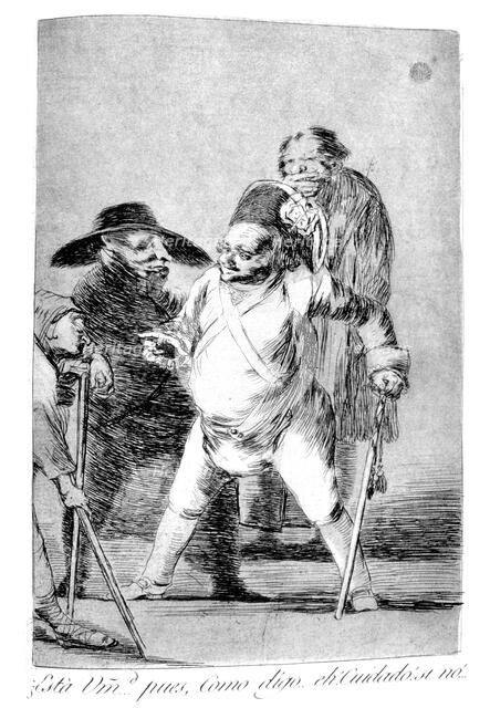 'Is this your Excellency?, 1799. Artist: Francisco Goya