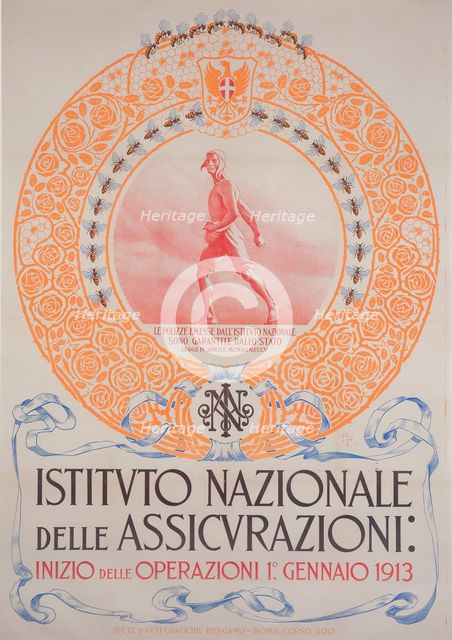 Istituto Nazionale delle Assicurazioni, 1913. Creator: Petroni, Andrea (1863-1943).