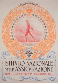 Istituto Nazionale delle Assicurazioni, 1913. Creator: Petroni, Andrea (1863-1943)