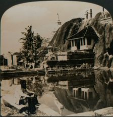 Isuruminiya, an ancient and picturesque rock temple in the heart of Ceylon 1907