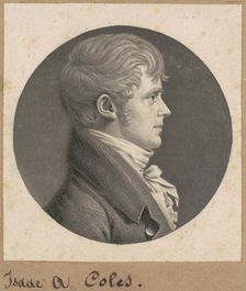 Isaac A. Coles, 1807-1808. Creator: Charles Balthazar Julien Févret de Saint-Mémin