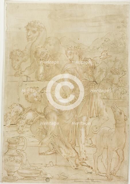 Isaac and Rebecca at Well, n.d. Creator: Theodoor van Thulden.