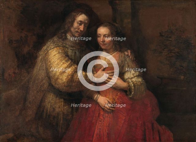 Isaac and Rebecca, Known as ‘The Jewish Bride’, c.1665-c.1669. Creator: Rembrandt Harmensz van Rijn.