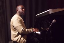 Isaac Asumadu, Aaron Liddard Quintet, Verdict Jazz Club, Brighton, East Sussex, 25 Mar 2023. Creator: Brian O'Connor