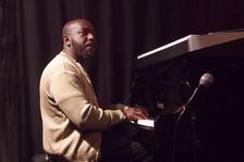 Isaac Asumadu, Aaron Liddard Quintet, Verdict Jazz Club, Brighton, East Sussex, 25 Mar 2023. Creator: Brian O'Connor