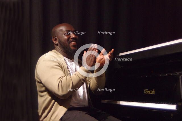 Isaac Asumadu, Aaron Liddard Quintet, Verdict Jazz Club, Brighton, East Sussex, 25 Mar 2023. Creator: Brian O'Connor.