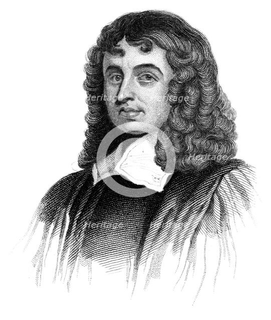 Isaac Barrow, 17th century English classical scholar, theologian, and mathematician, (c1850). Artist: Unknown