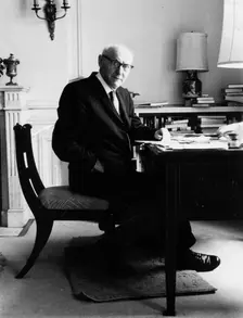 Isaac Bashevis Singer (1904-1991), Polish-born American writer,1968. Creator: Unknown