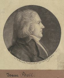 Isaac Bell, 1797. Creator: Charles Balthazar Julien Févret de Saint-Mémin