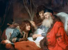 Isaac Blessing Jacob 1638. Artist: Govaert Flinck