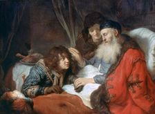 Isaac Blessing Jacob 1638. Artist: Govaert Flinck