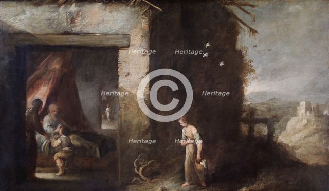'Isaac Blessing Jacob', 17th century. Artist: Bartolomé Esteban Murillo.
