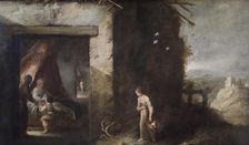 Isaac Blessing Jacob 17th century. Artist: Bartolomé Esteban Murillo