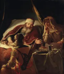 Isaac blessing Jacob