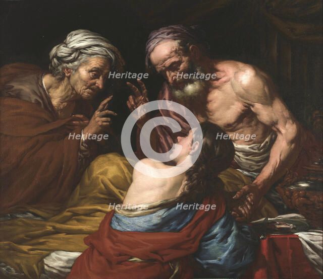 Isaac blessing Jacob, Between 1660 and 1670.