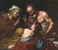 Isaac blessing Jacob, Between 1660 and 1670