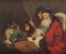 Isaac Blessing Jacob c1638, (1914). Creator: Govaert Flinck