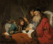 Isaac Blessing Jacob, c.1638. Creator: Govaert Flinck