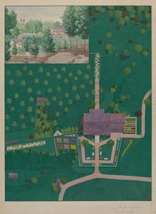 Isaac Dyckman House, c. 1936. Creator: Helen Miller