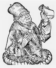 Isaac Judaeus, physician to the rulers of Tunisia, 9th-10th century (1493). Creator: Unknown