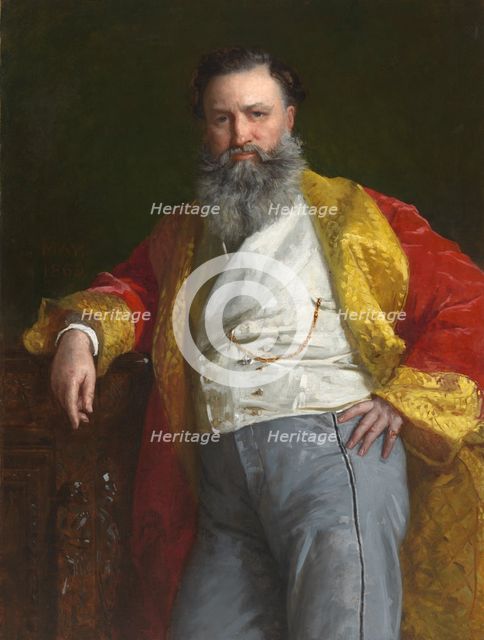 Isaac Merrit Singer, 1869. Creator: Edward Harrison May.