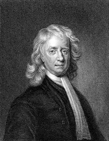 Isaac Newton, English mathematician and physicist. Creator: Unknown