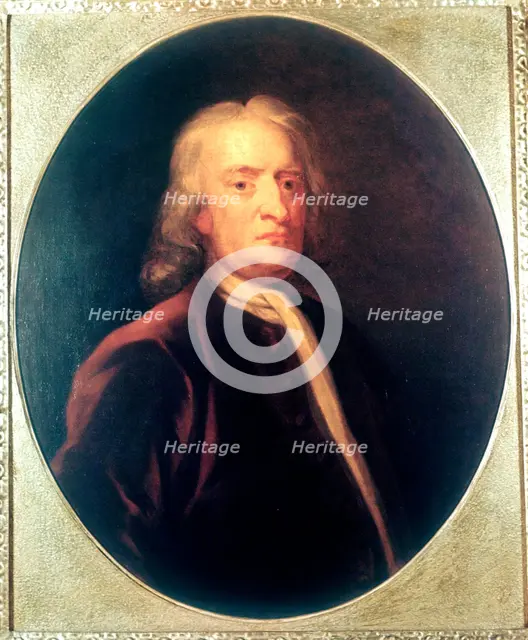 Isaac Newton, English mathematician, astronomer and physicist, c1725. Artist: John Vanderbank