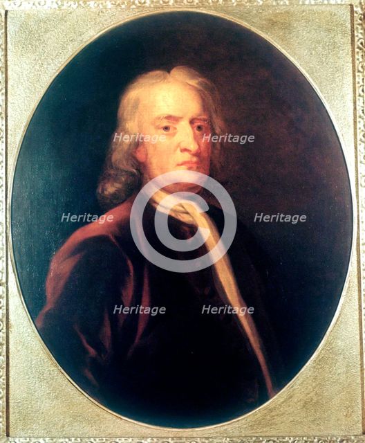 Isaac Newton, English mathematician, astronomer and physicist, c1725. Artist: John Vanderbank